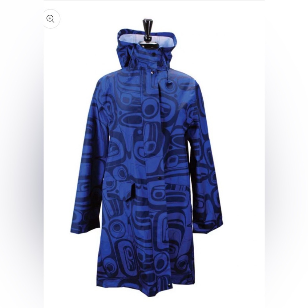 Rain Jacket -  First Nations Raven